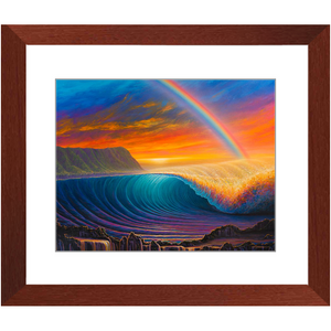 "Sunset at Shark's Cove" Framed Prints