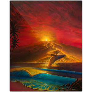 "Mauna Loa Awakes" Metal Prints