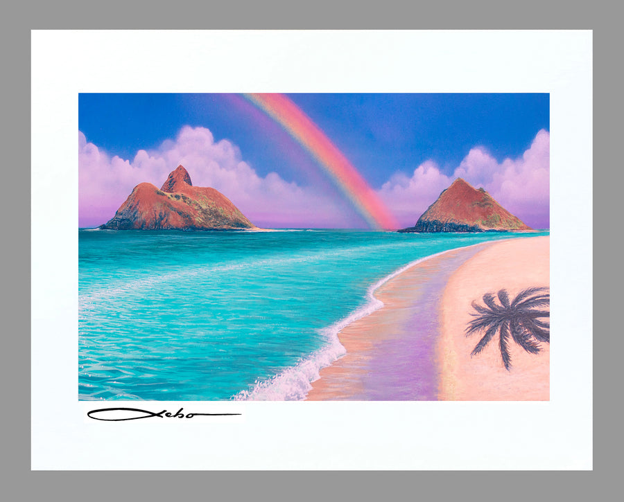 "Over the Rainbow" 11" x 14" Matted Print