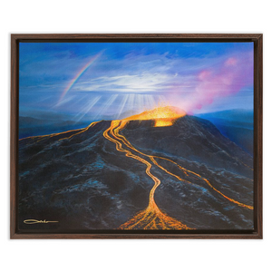"Mauna Loa Dream" Framed Traditional Stretched Canvas