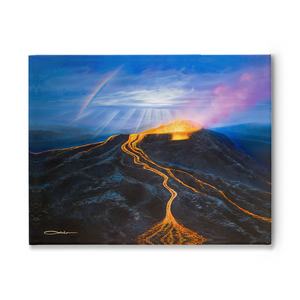 "Mauna Loa Dream" Traditional Stretched Canvas