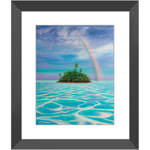 "Heaven's Lagoon" Framed Prints
