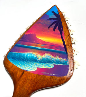 “Glow of Diamond Head” Leiomano Aesthetic Gallery Waikiki