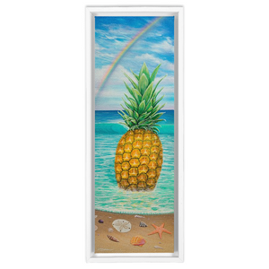 "Island Treasures" Framed Traditional Stretched Canvas