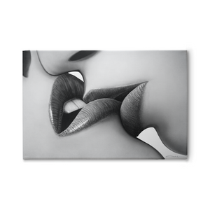 "The Kiss" Traditional Stretched Canvas