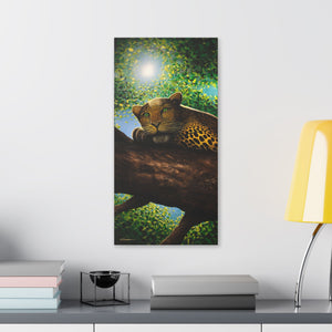 "Fluffy" Stretched Canvas Print