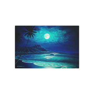 "Midnight's Serenade" Metal Print