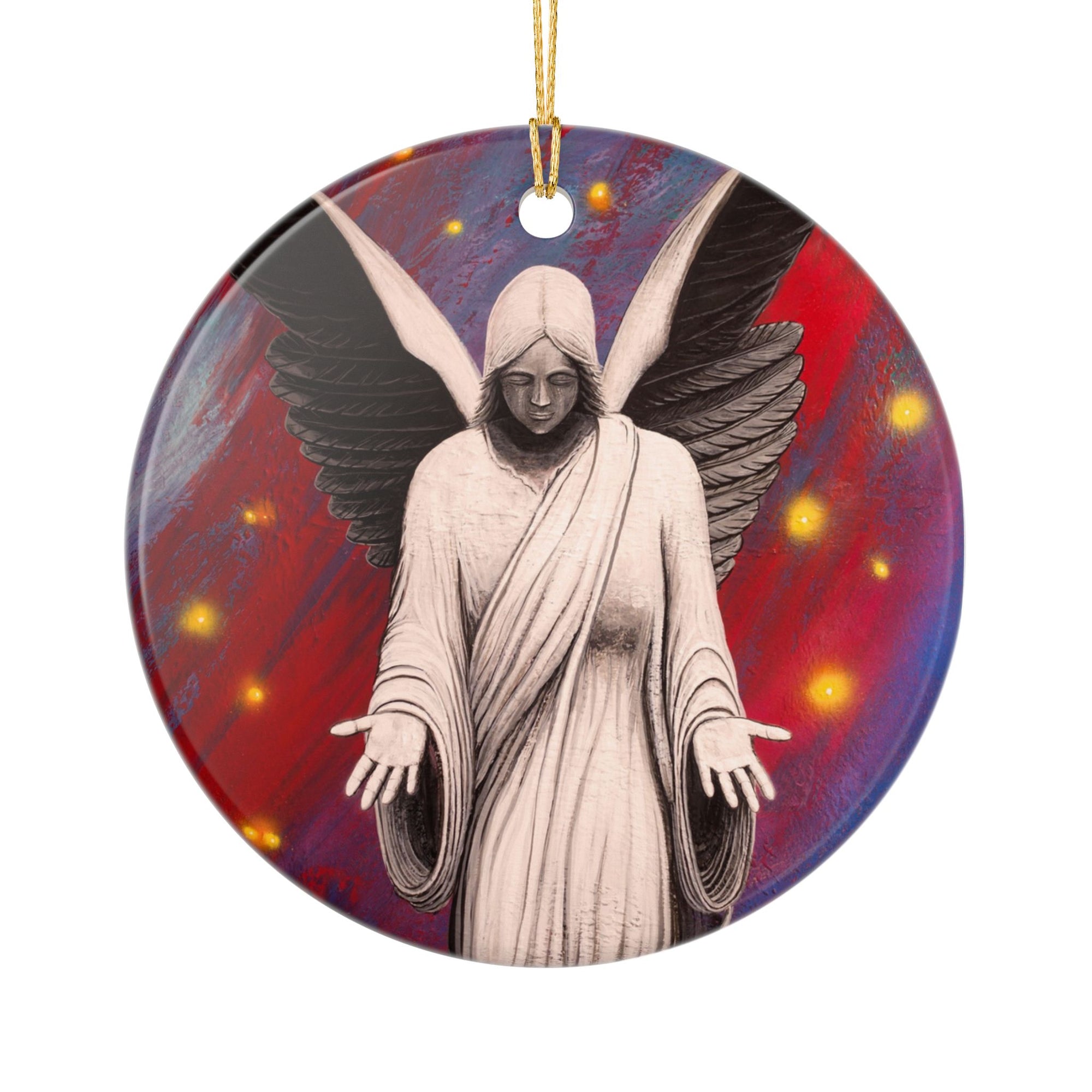 "Angel Of Peace" Ceramic Ornament