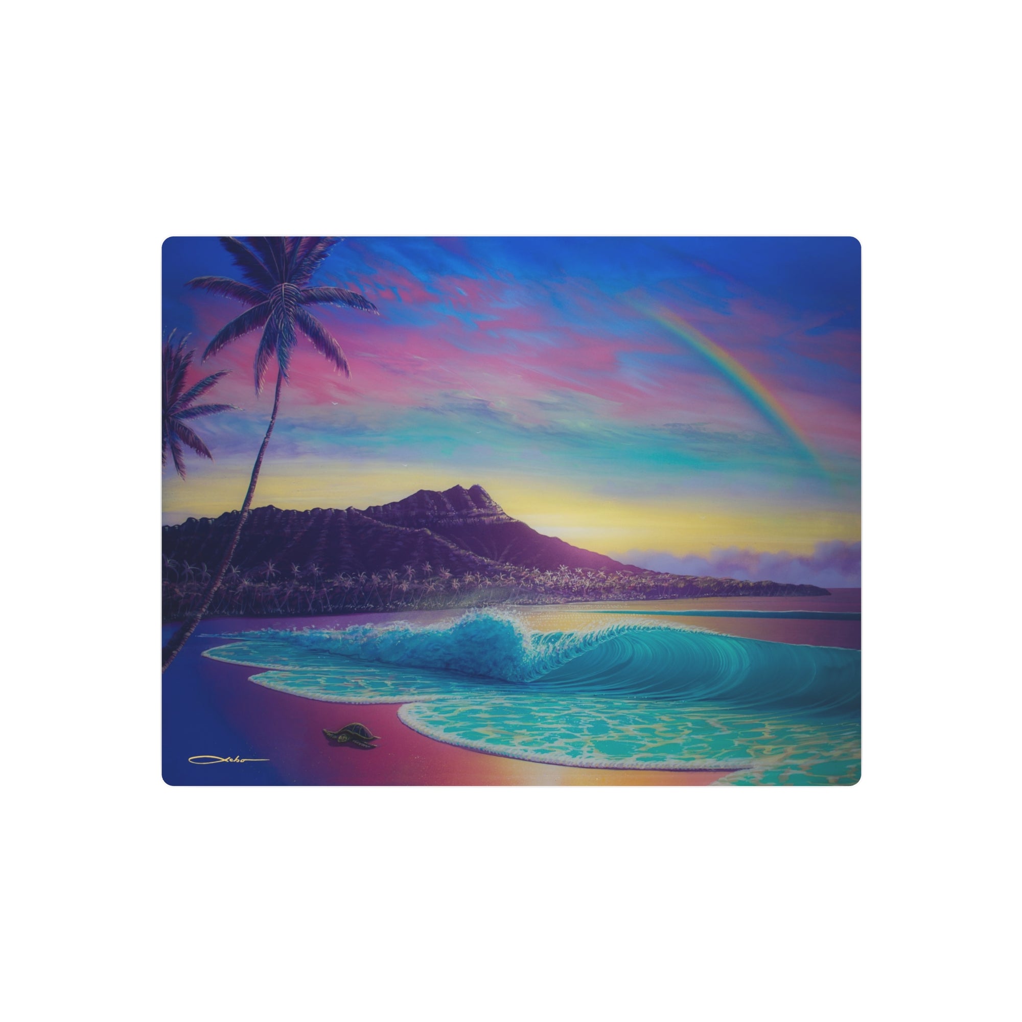 "Blissful Waikiki" Metal Print