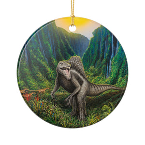 "Jurassic Valley" Ceramic Ornament