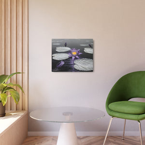 "Lavender Lotus" Metal Print
