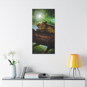 "Fluffy" Stretched Canvas Print