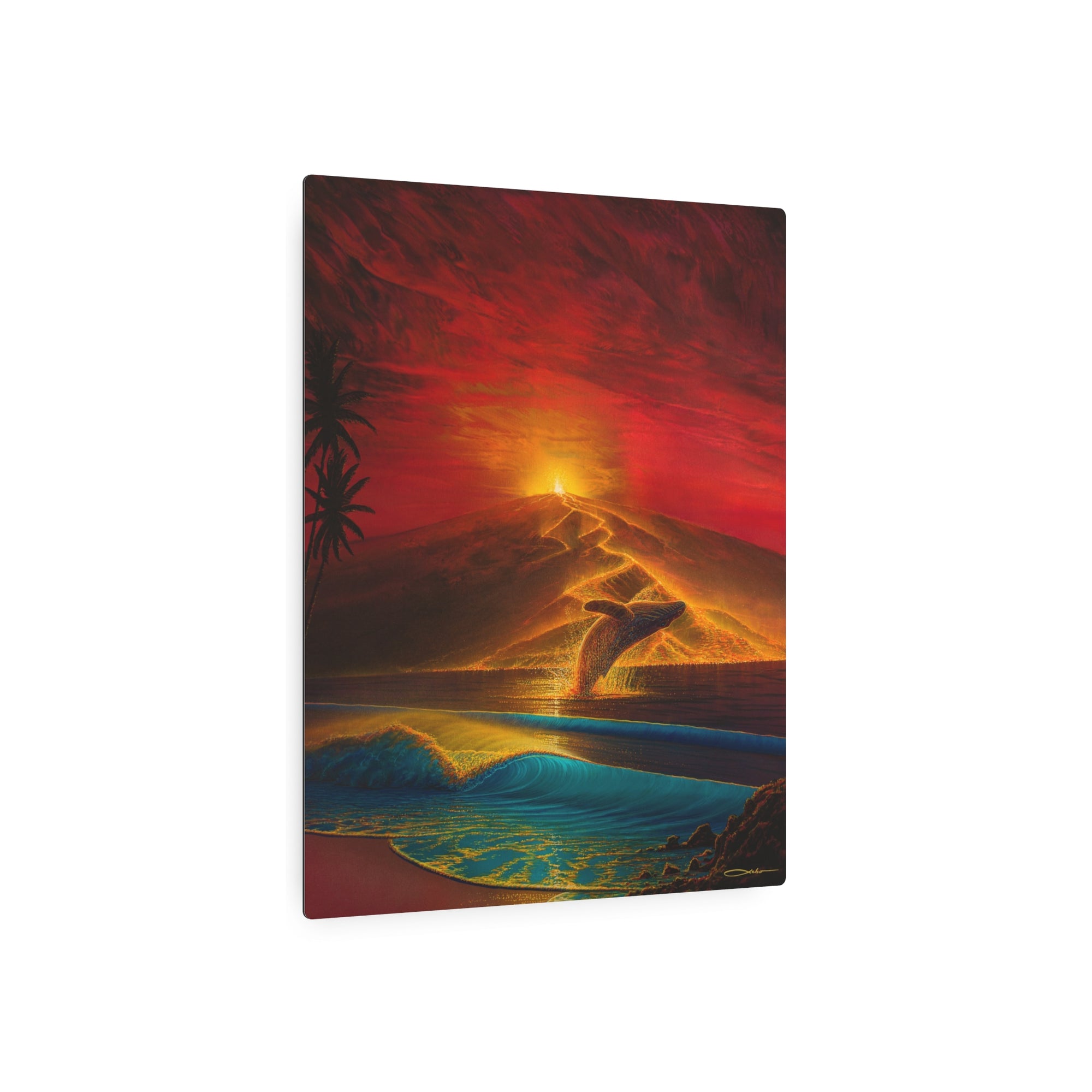 "Mauna Loa Awakes" Metal Print