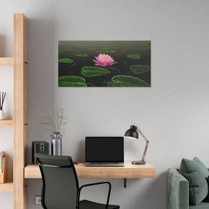 "Pink Sparkle" Stretched Canvas Print