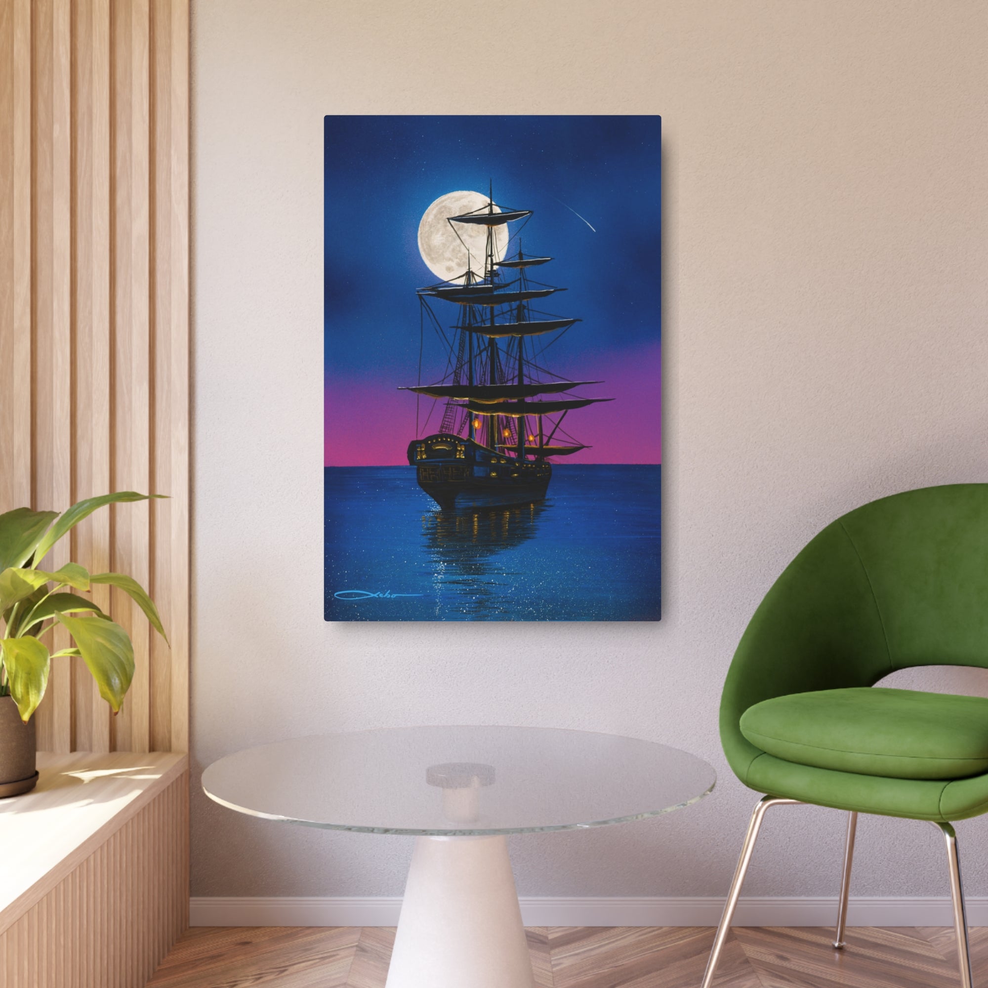 "Sailing On A Dream" Metal Print