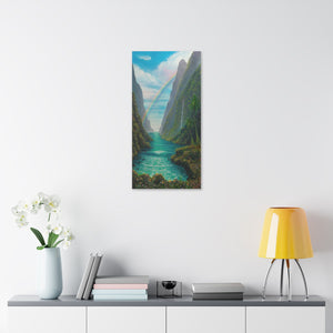 "Hidden Valley" Stretched Canvas Print