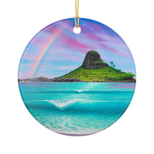 "Morning Mist" Ceramic Ornament