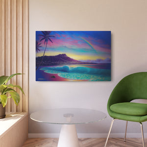 "Blissful Waikiki" Metal Print