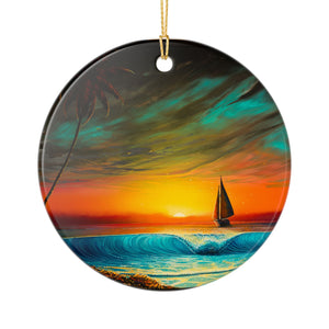 "Coming Home" Ceramic Ornament