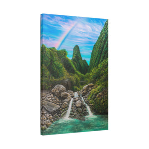 "Iao Valley" Stretched Canvas Print