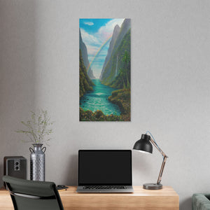 "Hidden Valley" Stretched Canvas Print