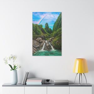 "Iao Valley" Stretched Canvas Print