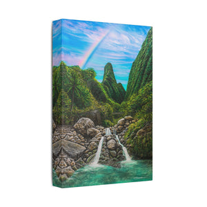 "Iao Valley" Stretched Canvas Print