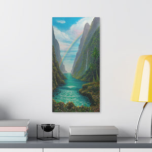 "Hidden Valley" Stretched Canvas Print
