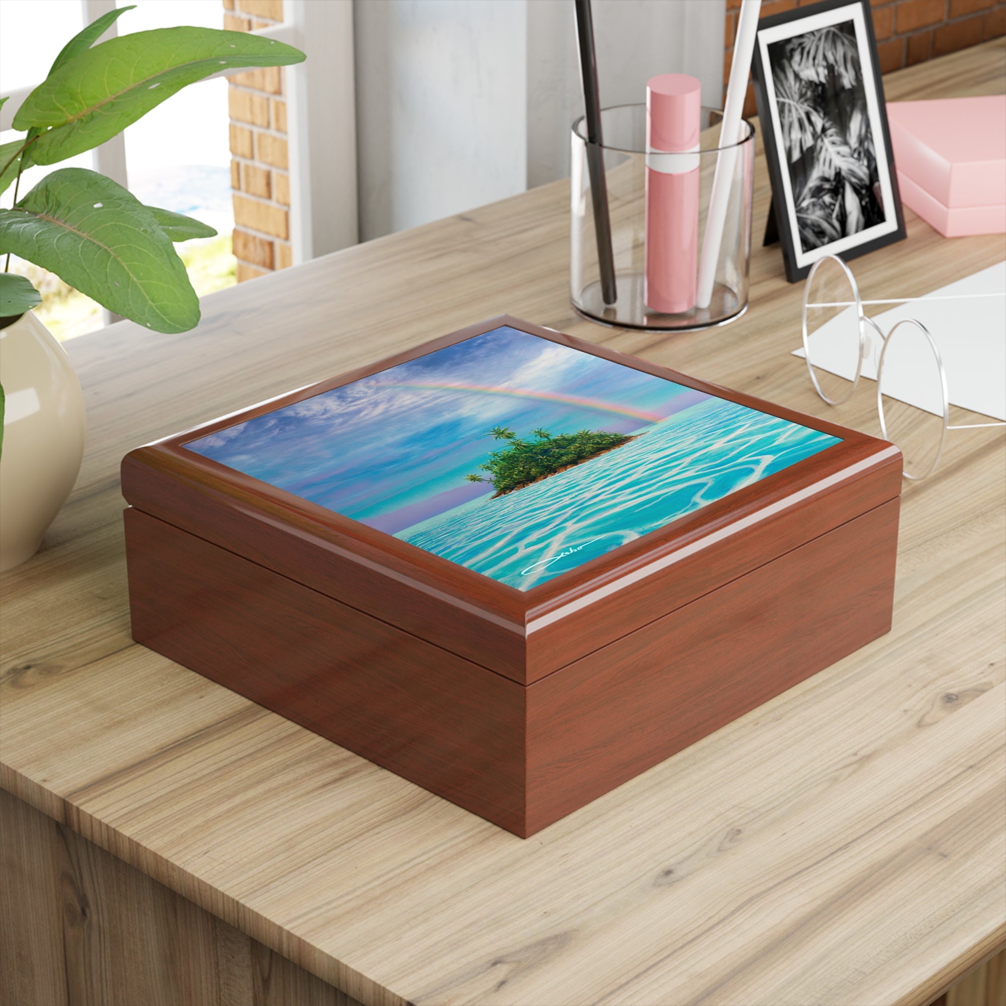 "Heaven's Lagoon" Jewelry Box