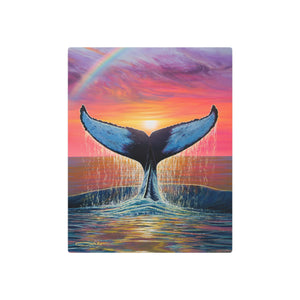 "Whalecation" Metal Print