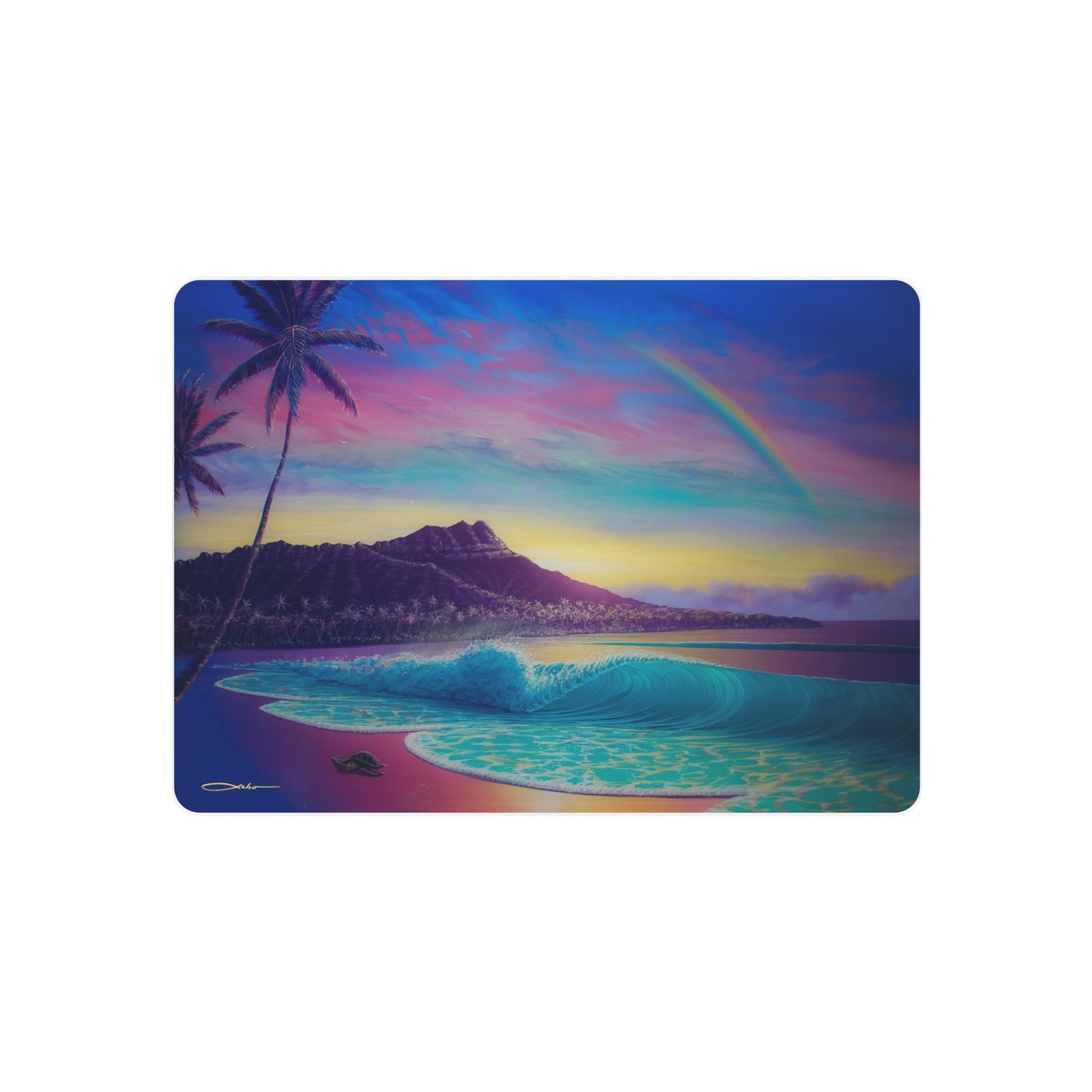 "Blissful Waikiki" Metal Print