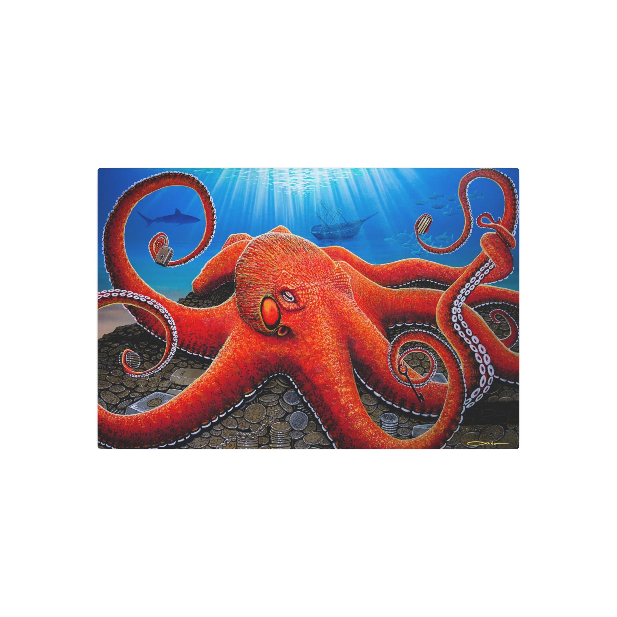 "No Man's Treasure" Metal Print