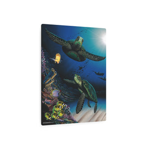 "Honu Reef" Metal Print