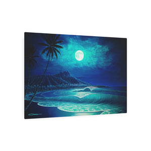 "Midnight's Serenade" Metal Print