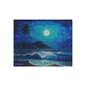 "Waikiki Blue" Metal Print