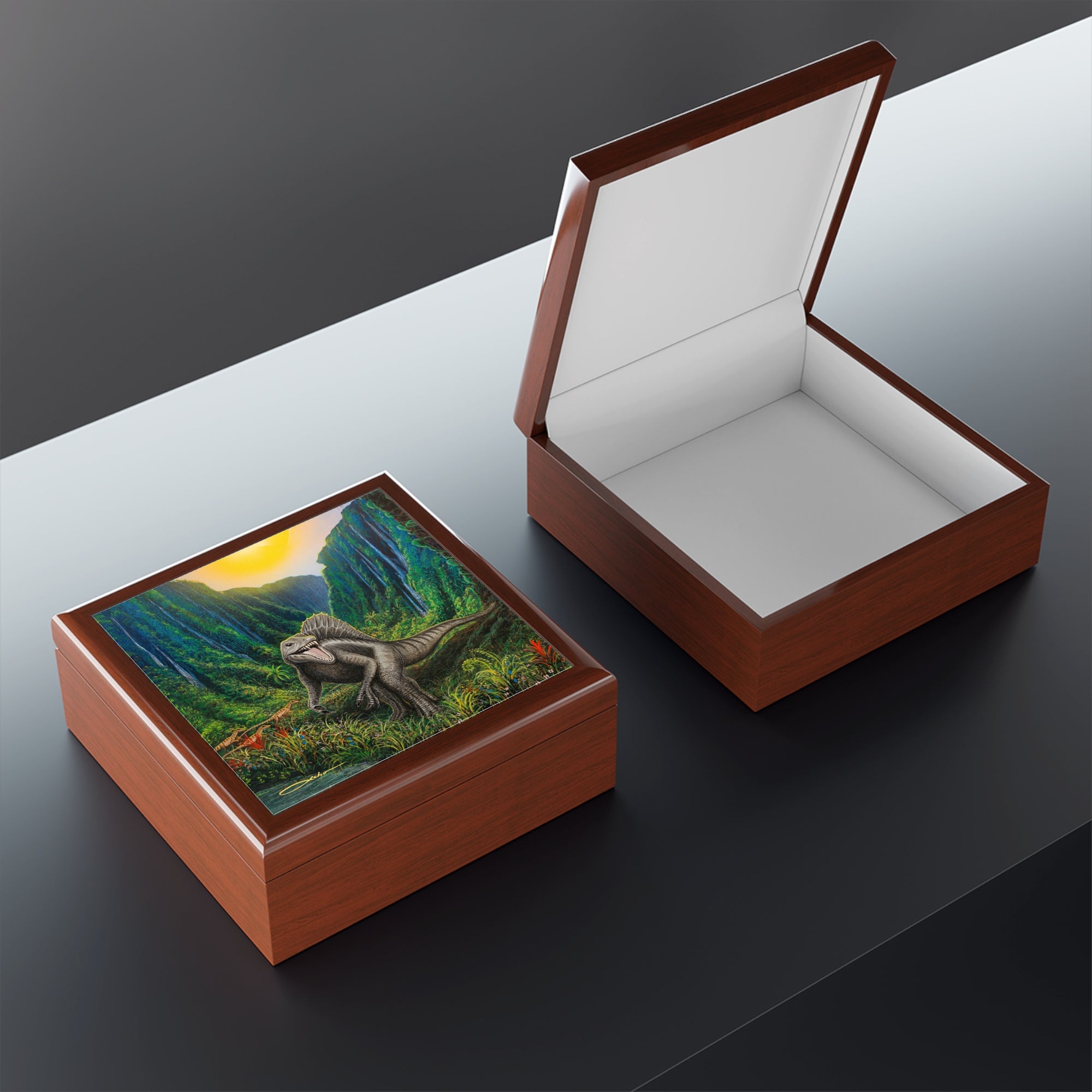 "Jurassic Valley" Jewelry Box