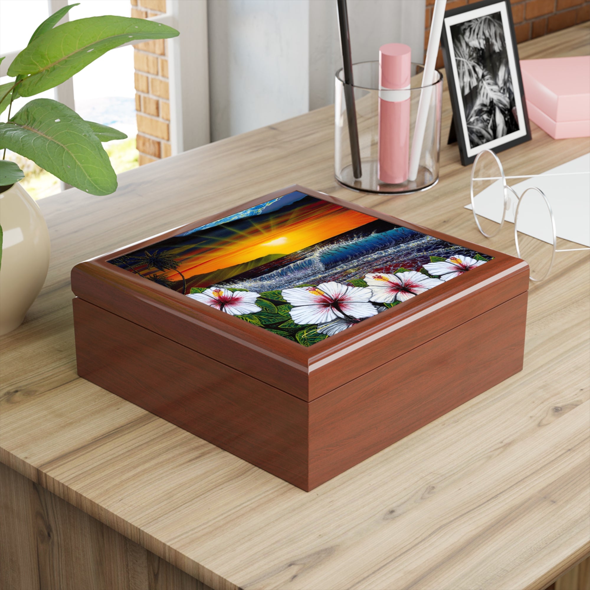 "Ehukai Beach" Jewelry Box