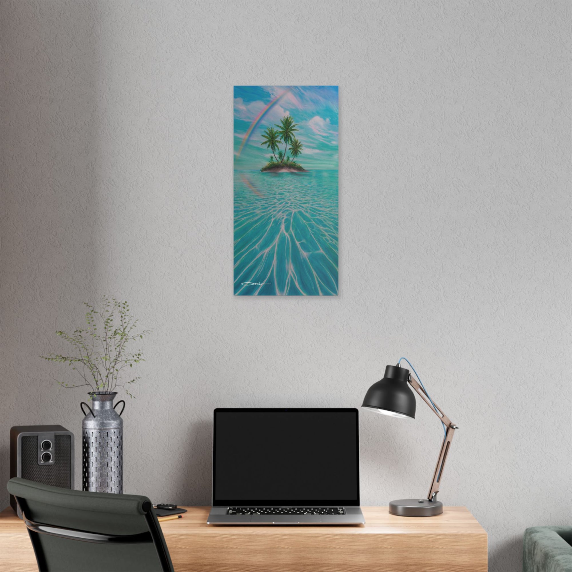 "Paradise" Stretched Canvas Print