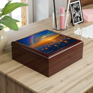 "Lanterns At Magic Island" Jewelry Box
