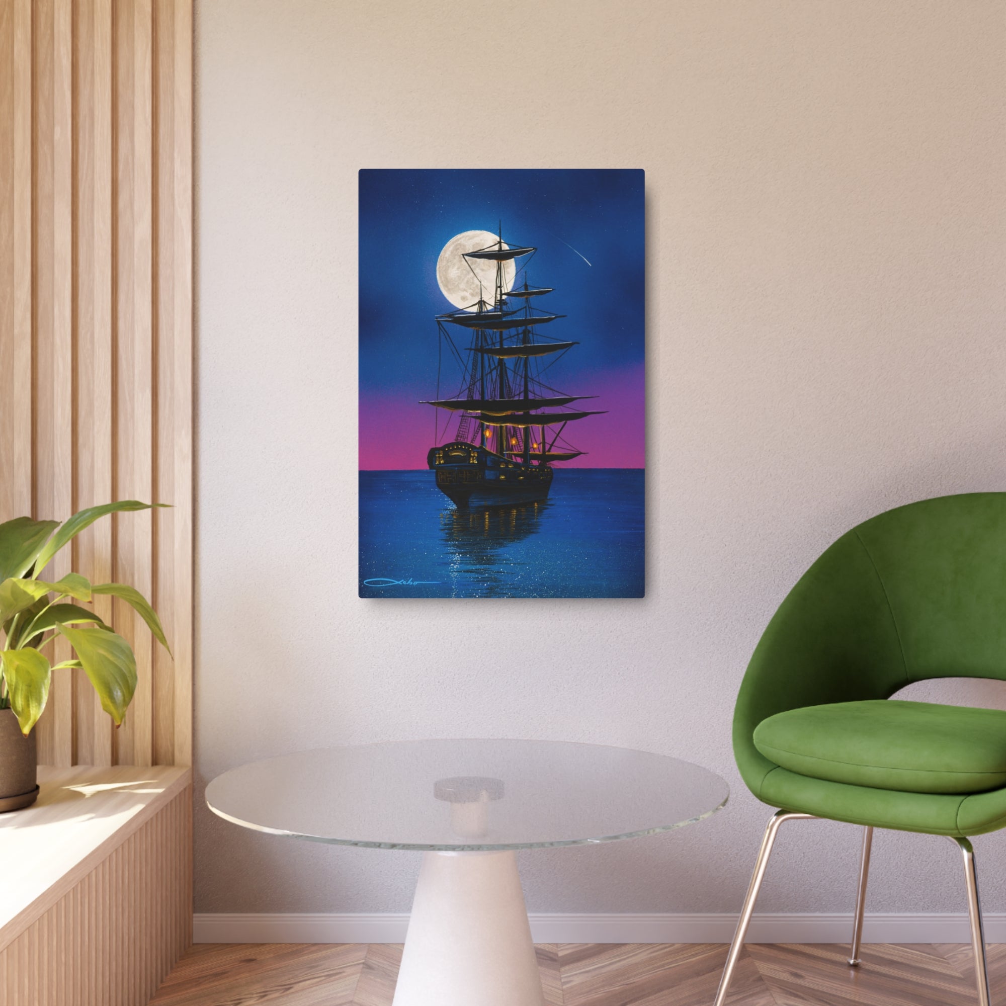 "Sailing On A Dream" Metal Print