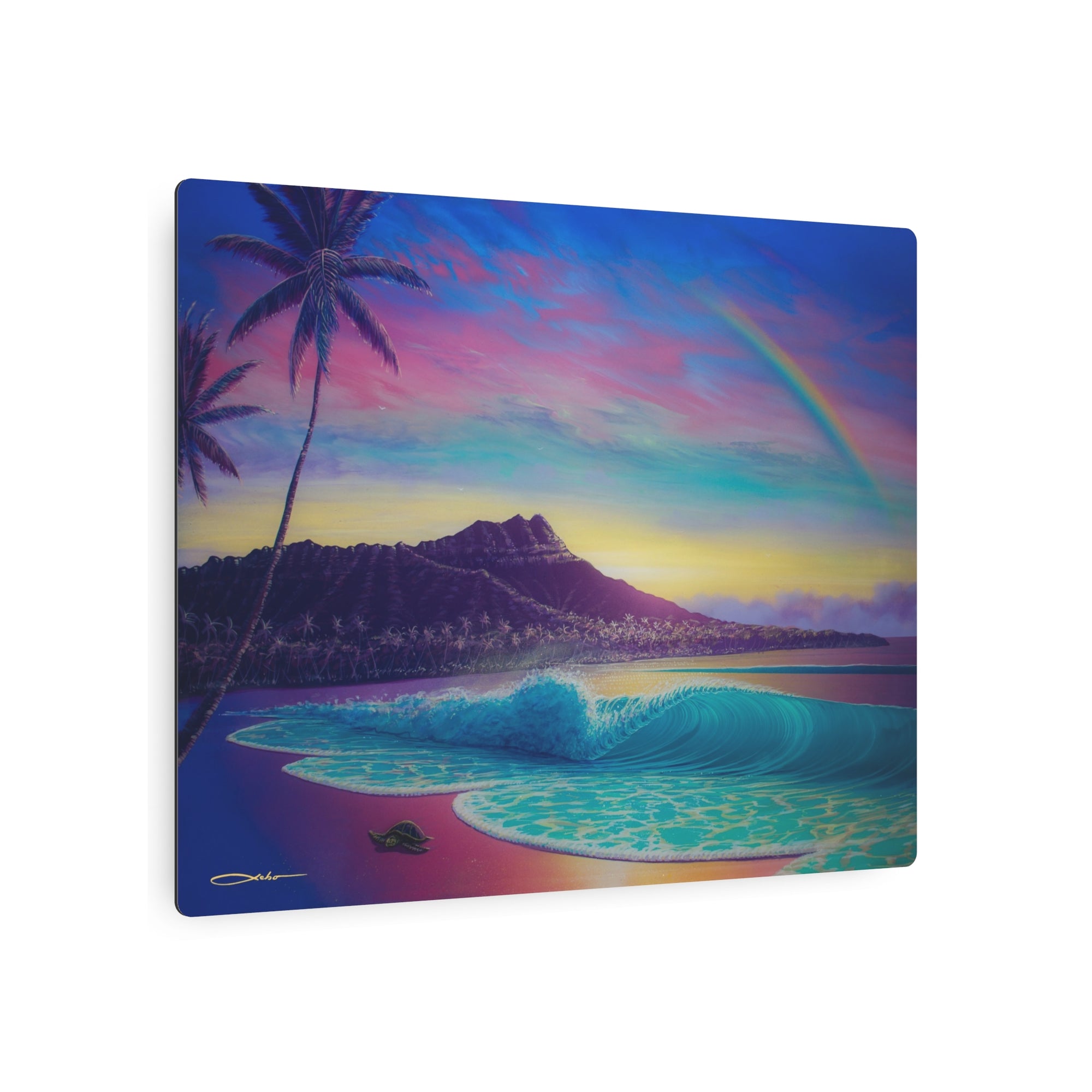 "Blissful Waikiki" Metal Print