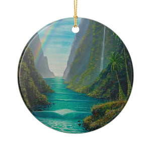 "Hidden Valley" Ceramic Ornament