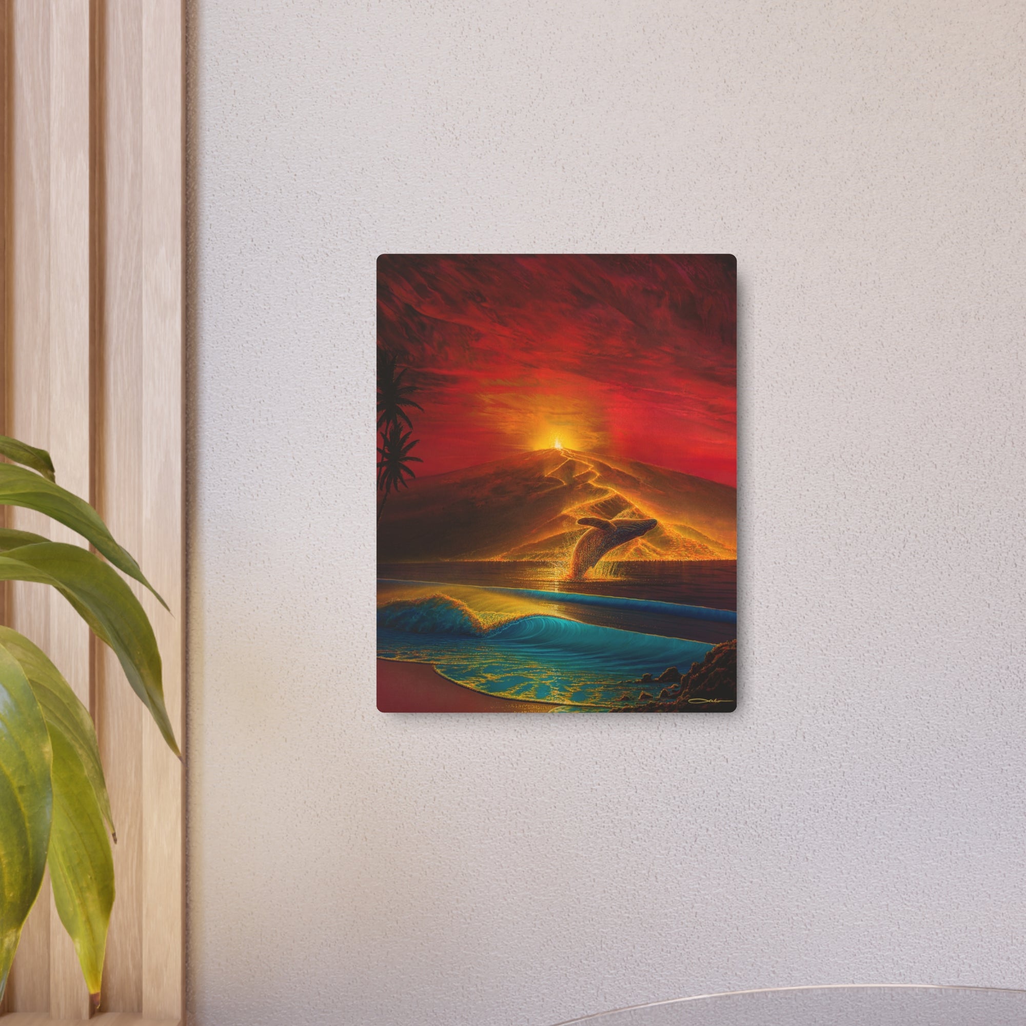 "Mauna Loa Awakes" Metal Print