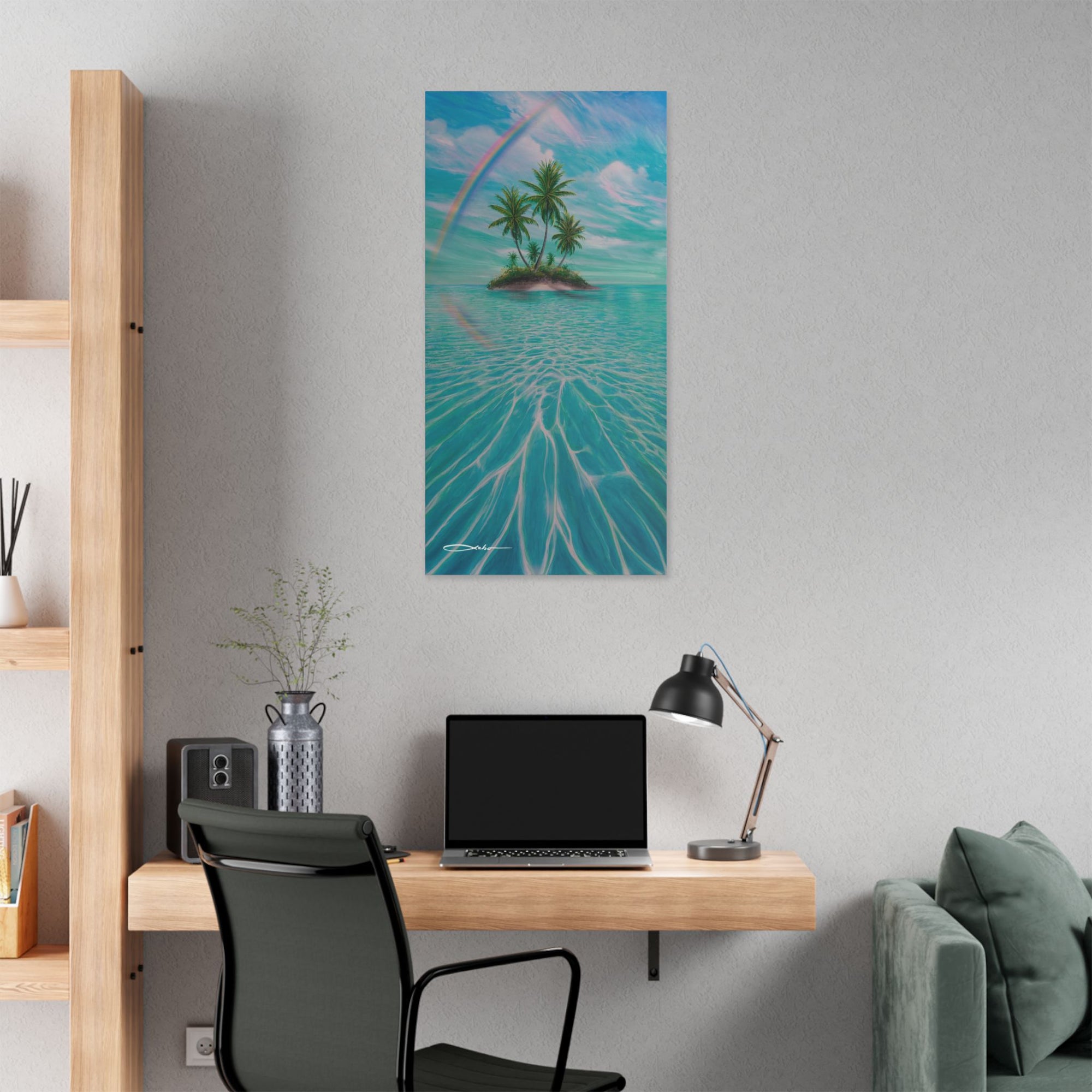 "Paradise" Stretched Canvas Print
