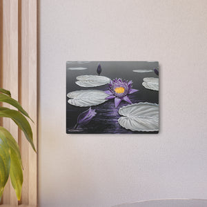 "Lavender Lotus" Metal Print