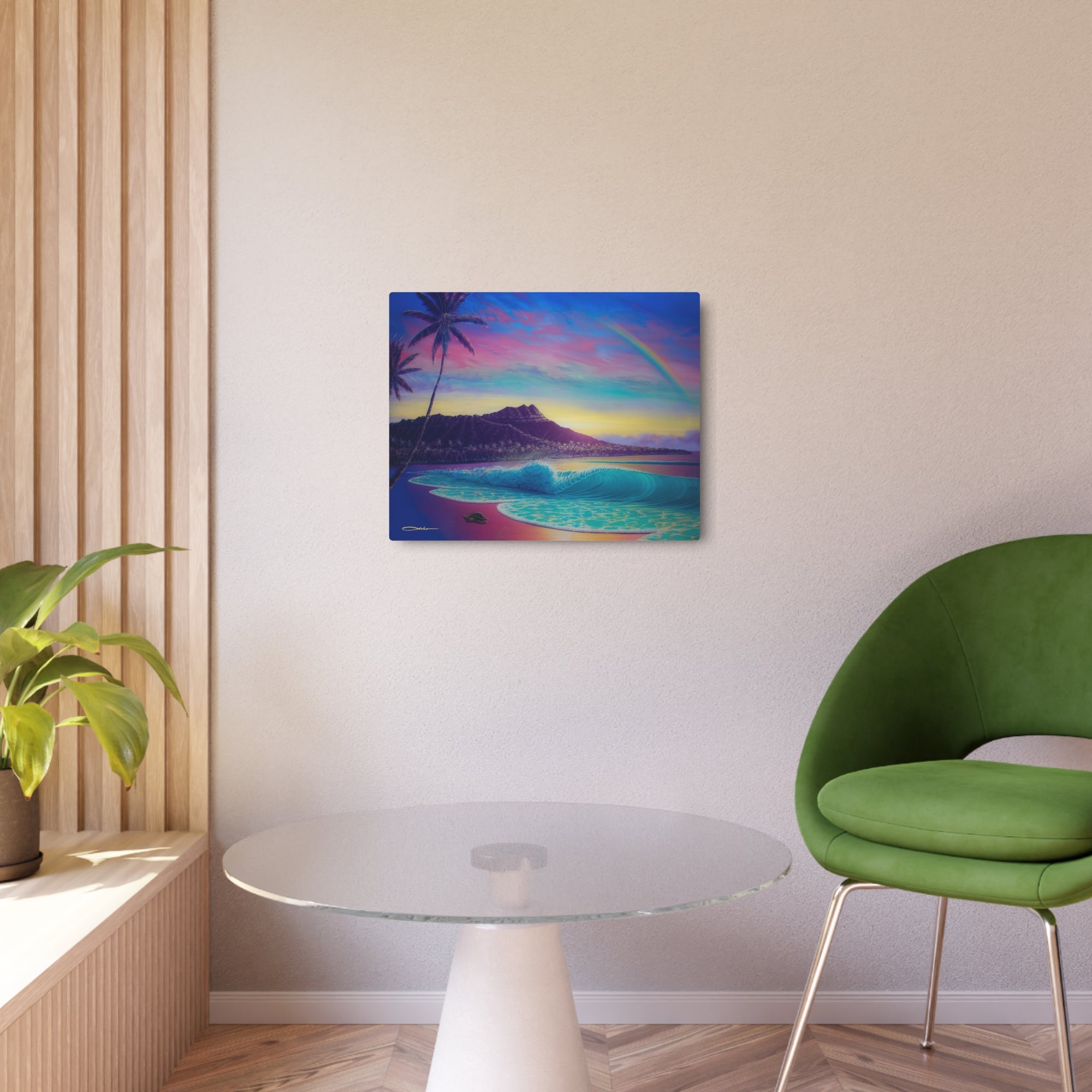 "Blissful Waikiki" Metal Print