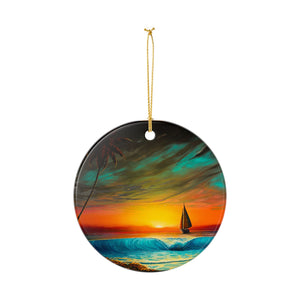 "Coming Home" Ceramic Ornament