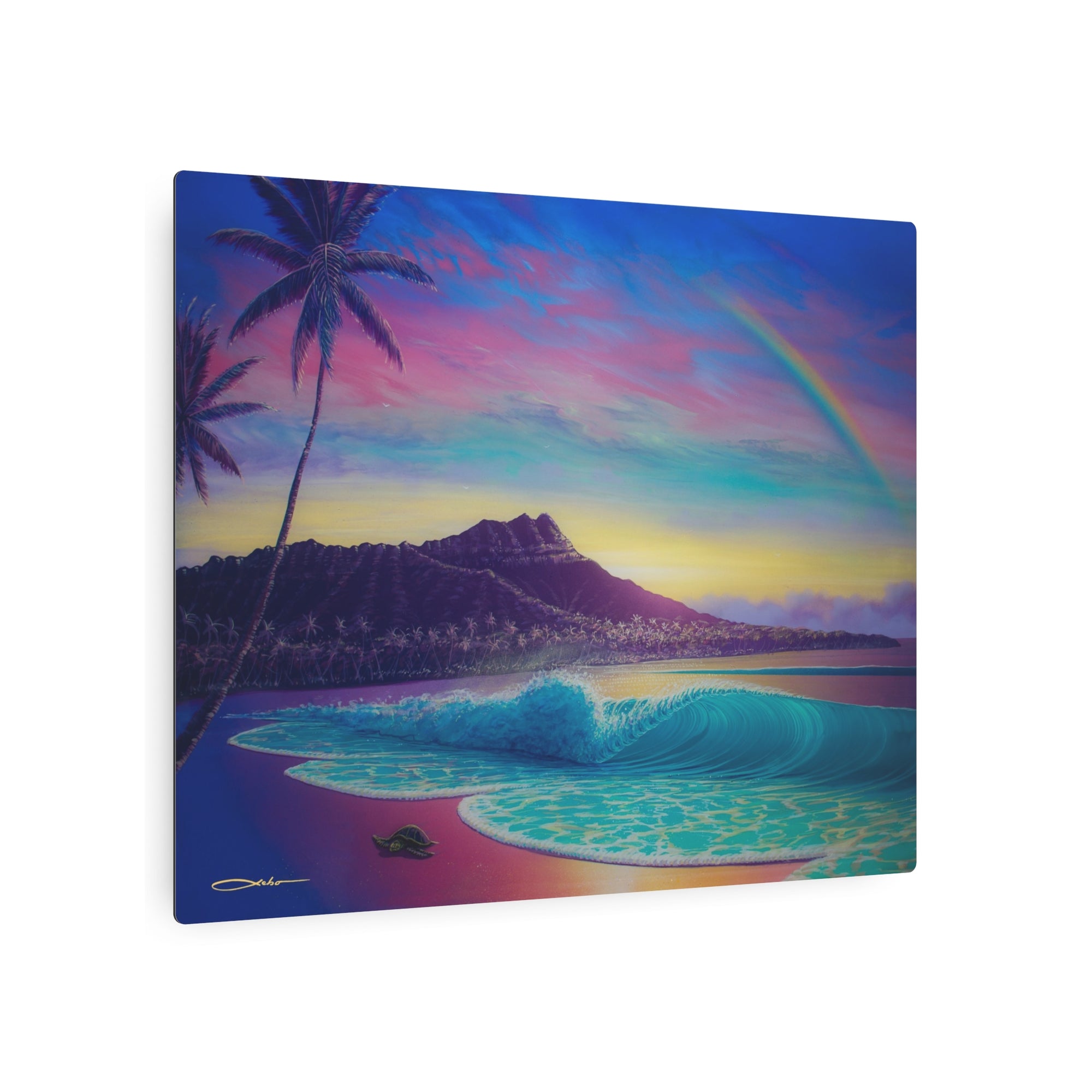 "Blissful Waikiki" Metal Print
