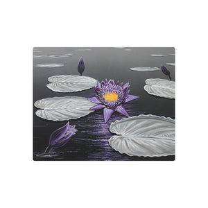 "Lavender Lotus" Metal Print