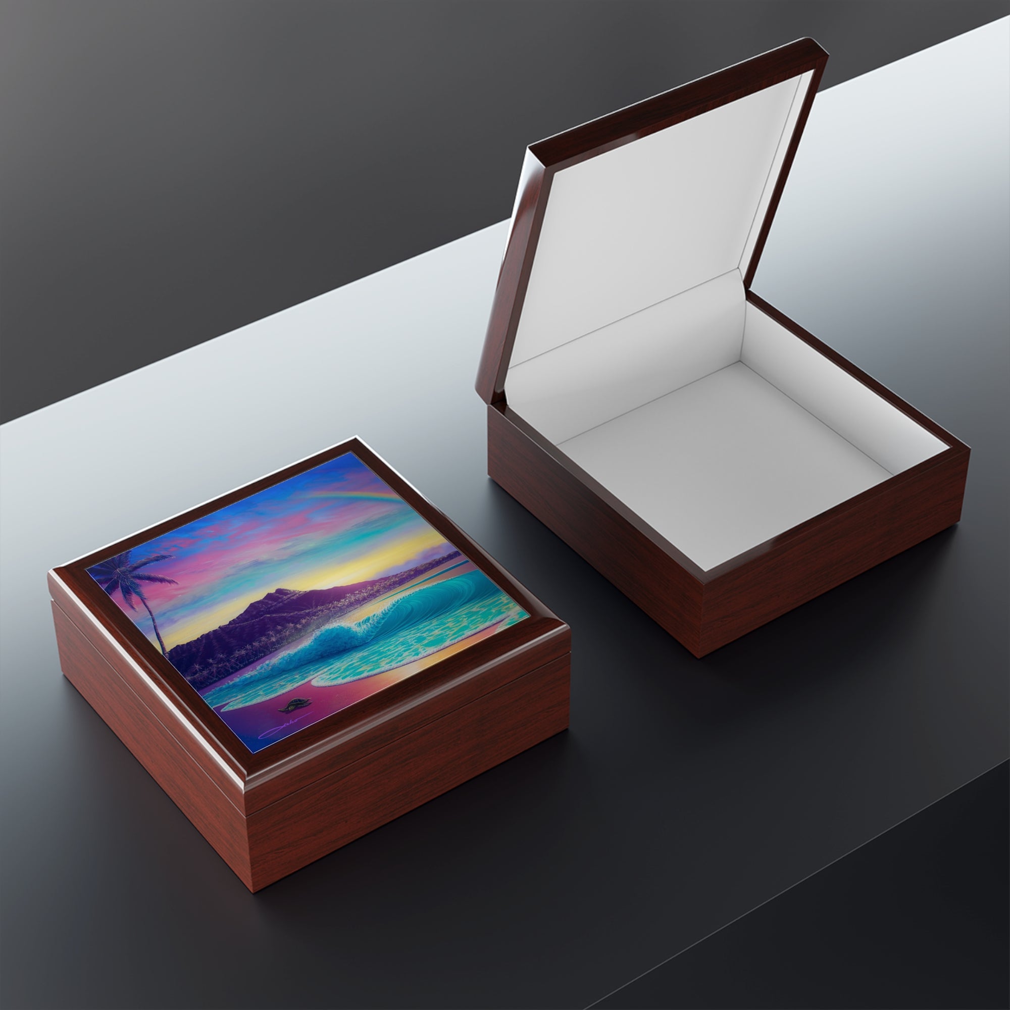 "Blissful Waikiki" Jewelry Box